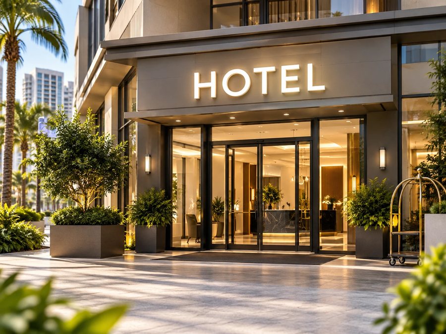 Entrada de hotel